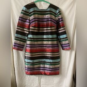 Trina Turk Occasion Multicolor Stripe Print Dress